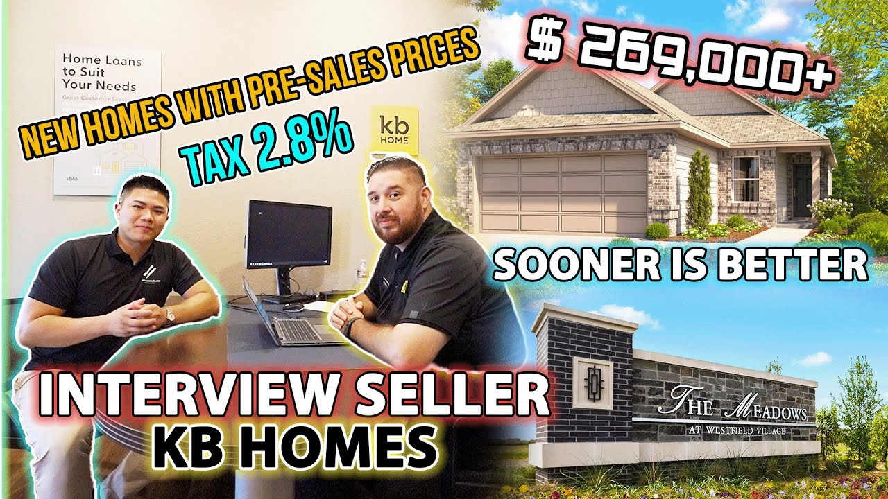 INTERVIEWING KB HOMES SELLER FOR A NEW COMMUNITY IN KATY WITH 