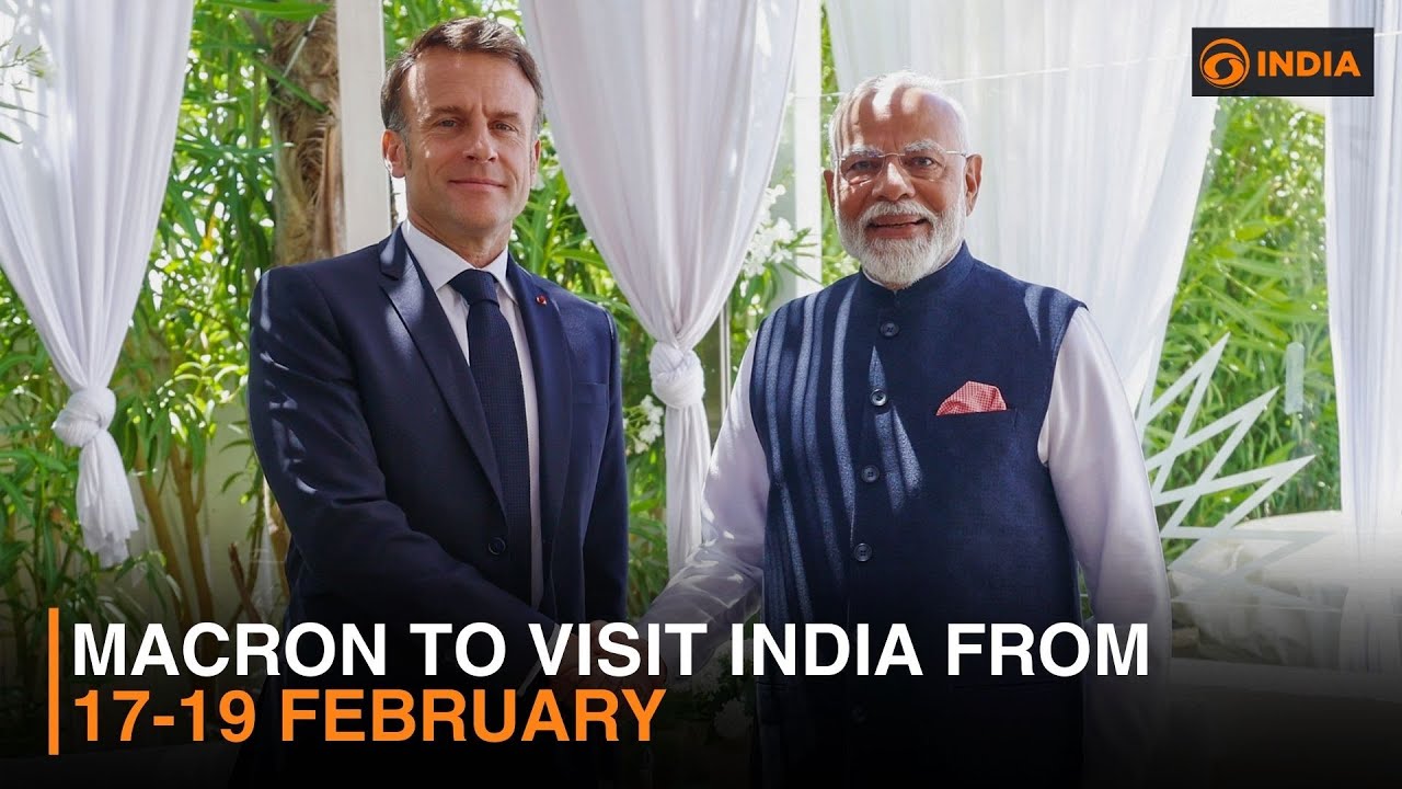 Macron to visit India from 17-19 February & more updates | DD India live | 7:30 PM IST