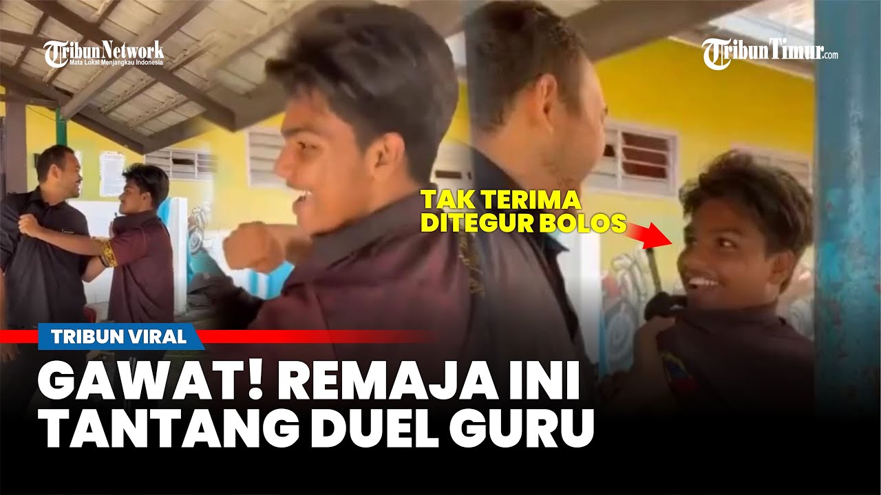 Nekat! Siswa di Malaysia ini Tabok Guru usai Ditegur Bolos Sekolah