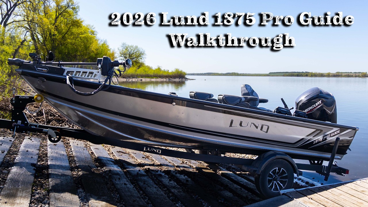 Catching Walleyes in My BRAND NEW 2026 Lund 1875 Pro Guide