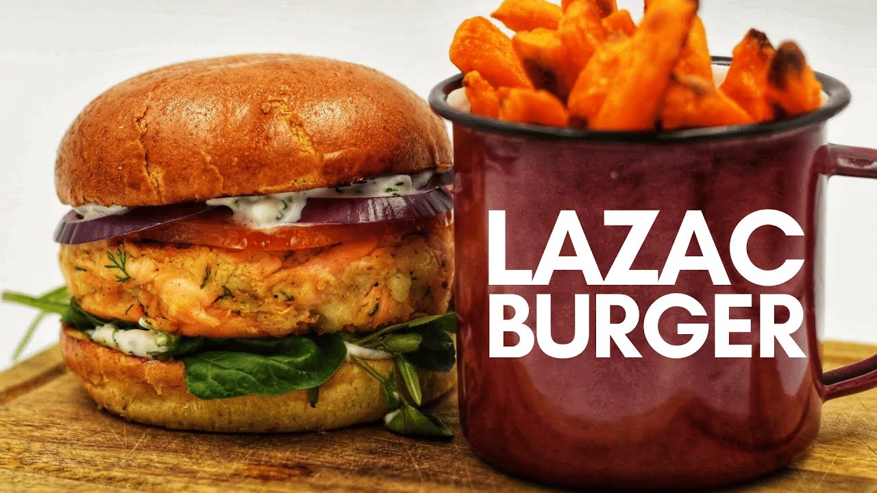 Legfinomabb lazac burger – konyhavilág