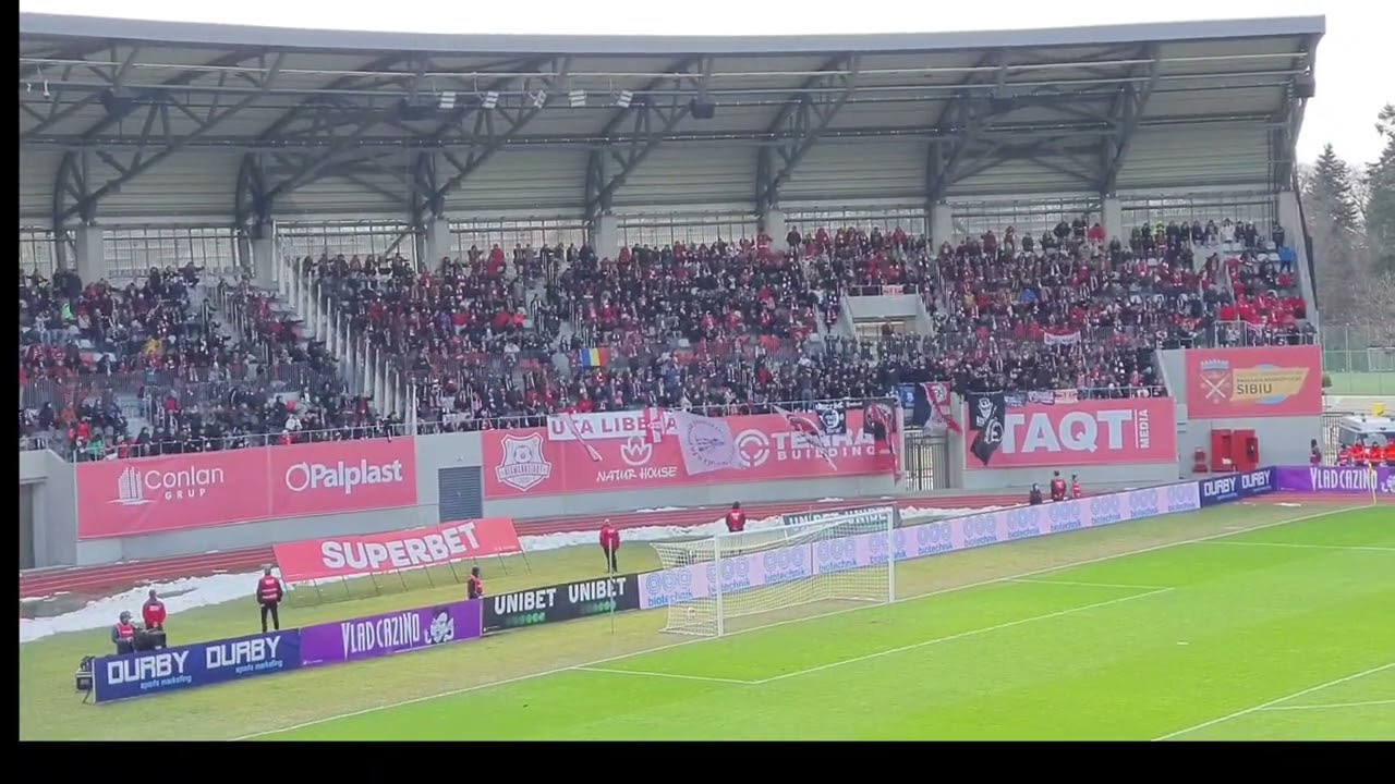 Suporterii arădeni la Sibiu (Hermannstadt - UTA 0-0)