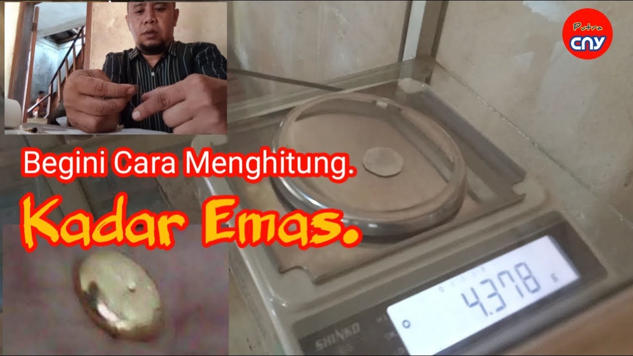 Cara Menghitung Kadar Emas,