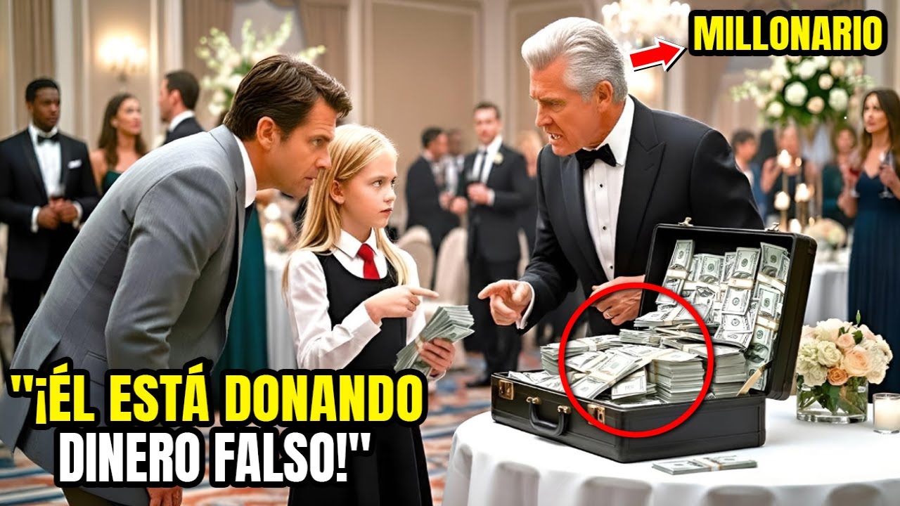 ¡Este dinero es falso! dijo la hija de la empleada Lo que el multimillonario hizo sorprendió a todos