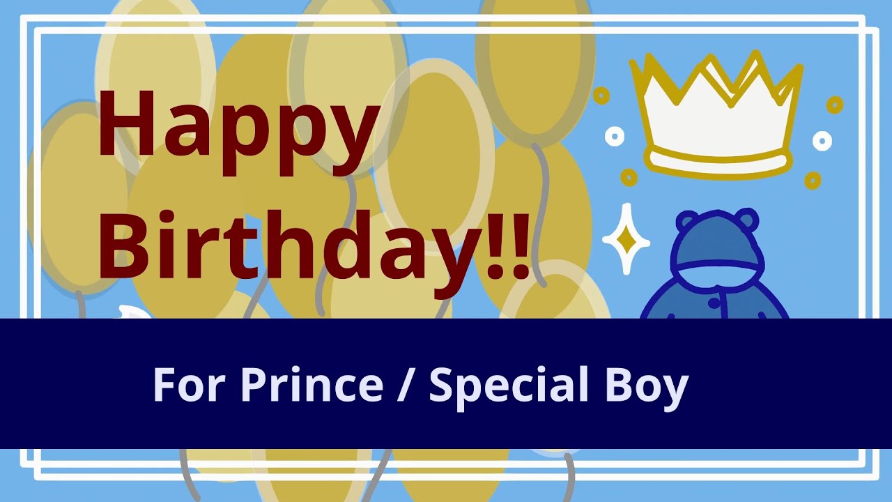 Happy Birthday Prince / Birthday Wishes Message #birthdaywishesmessage