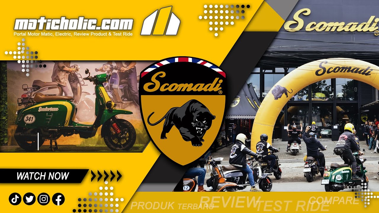 SCOMADI - SHOWROOM SKUTER KLASIK ASAL INGGRIS TERNYATA ADA DI BANDUNG