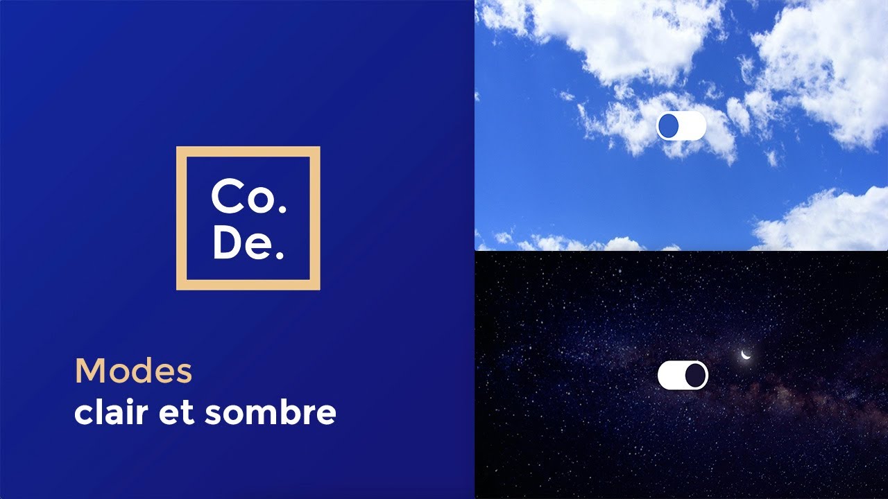 Modes clair et sombre