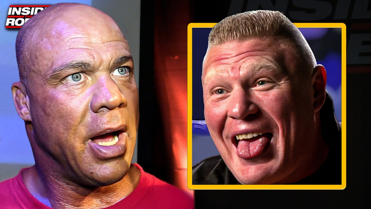 Kurt Angle On Wrestling Brock Lesnar While SERIOUSLY Injured!