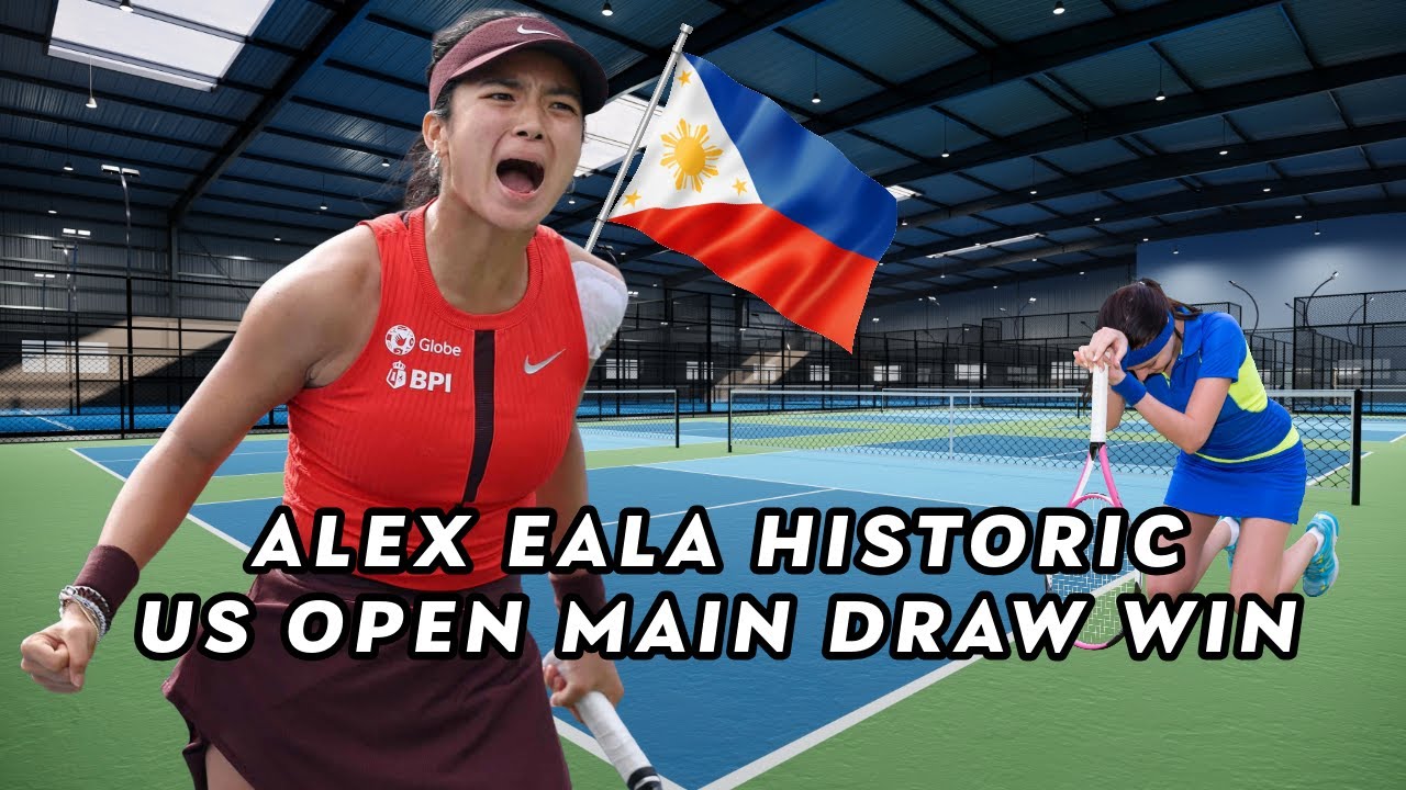Historic First: Eala Wins at US Open #alexeala