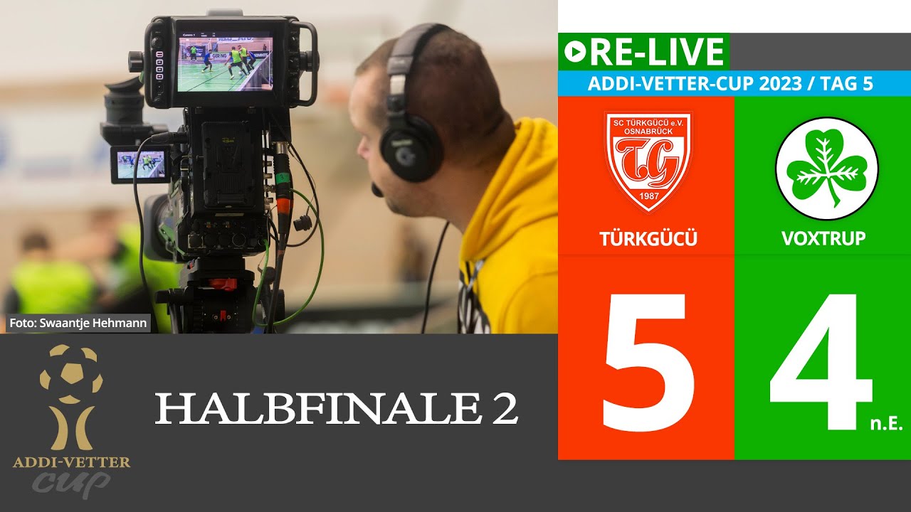 Addi-Vetter-Cup 2023: Halbfinale 2 / SC Türkgücü gegen VfR Voxtrup