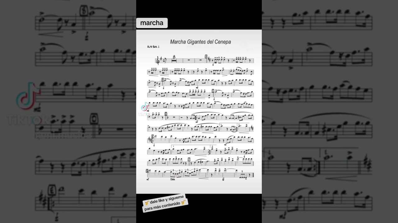 GIGANTES DEL CENEPA - MARCHA (SAXO🎷)