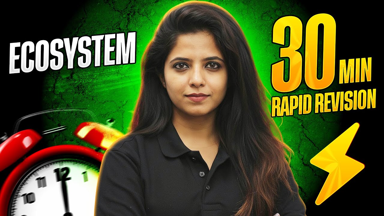 🌱 Ecosystem Rapid Revision in 30 Minutes | 2nd PUC Biology 🔥 | 2nd PUC Boards 2026