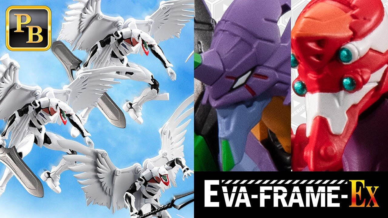 2023年5月発売・発送「EVA-FRAME-EX：EVA初号機・弐号機・オプションセットAB・量産機3体セット」開封・組立・レビュー / 新世紀エヴァンゲリオン劇場版 Air/まごころを、君に