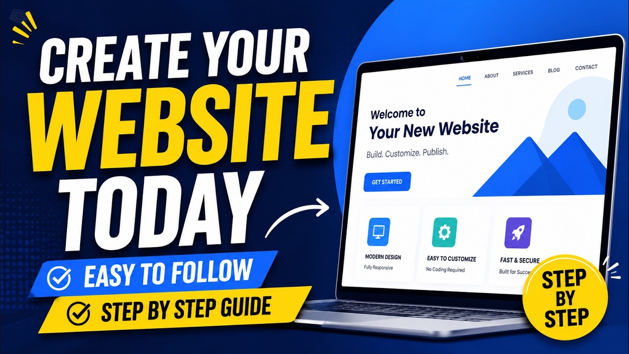 How To Create A Professional Website Using WordPress In 2026 – Beginner Friendly Tutorial