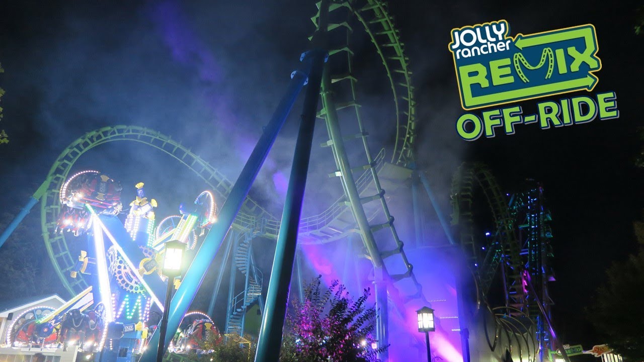 Jolly Rancher Remix Off-Ride Footage, Hersheypark Vekoma Boomerang | Non-Copyright