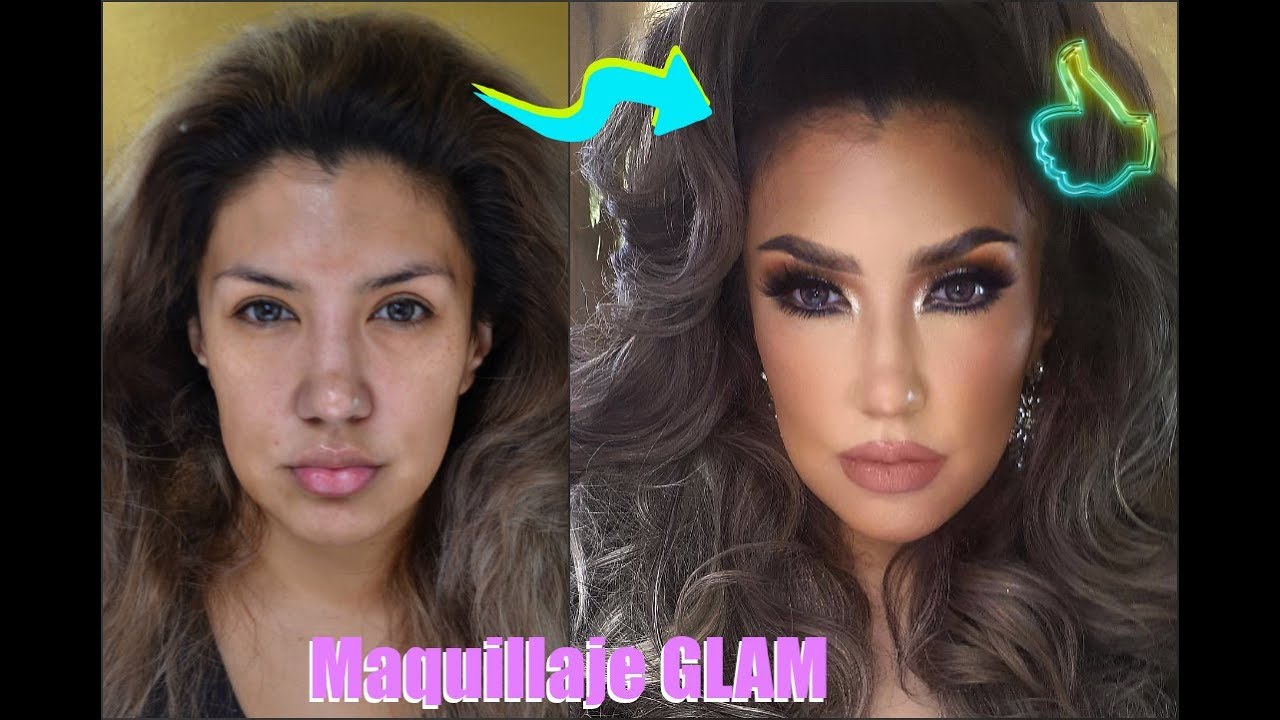 Maquillaje GLAM  elegante / Party PROM Makeup tutorial  | auroramakeup