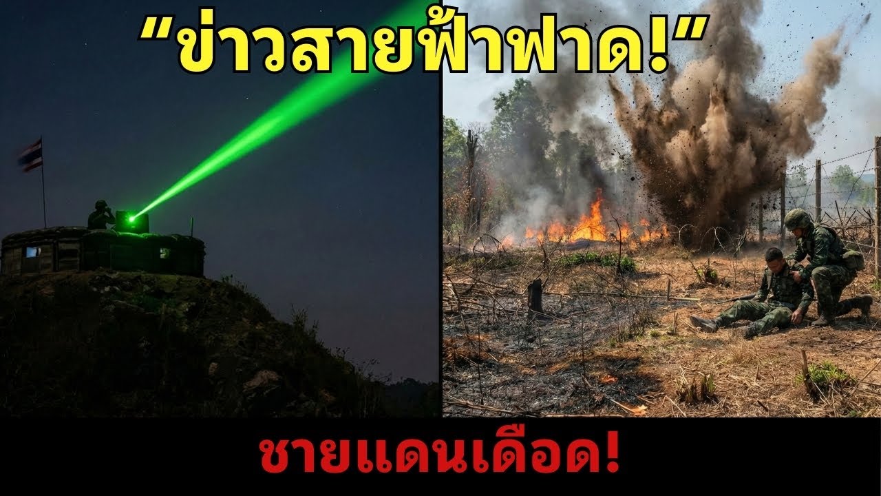 ข่าวร้อนวันนี้ 1/2 | เขมรส่องเลเซอร์ชี้เป้า-ยิง M79 ใส่ฐานไทย ทหารเจ็บสาหัส – โลกใน 10 นาที