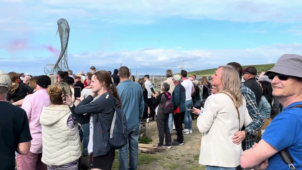 Red Arrows display Portsoy RAF 22 June 2024