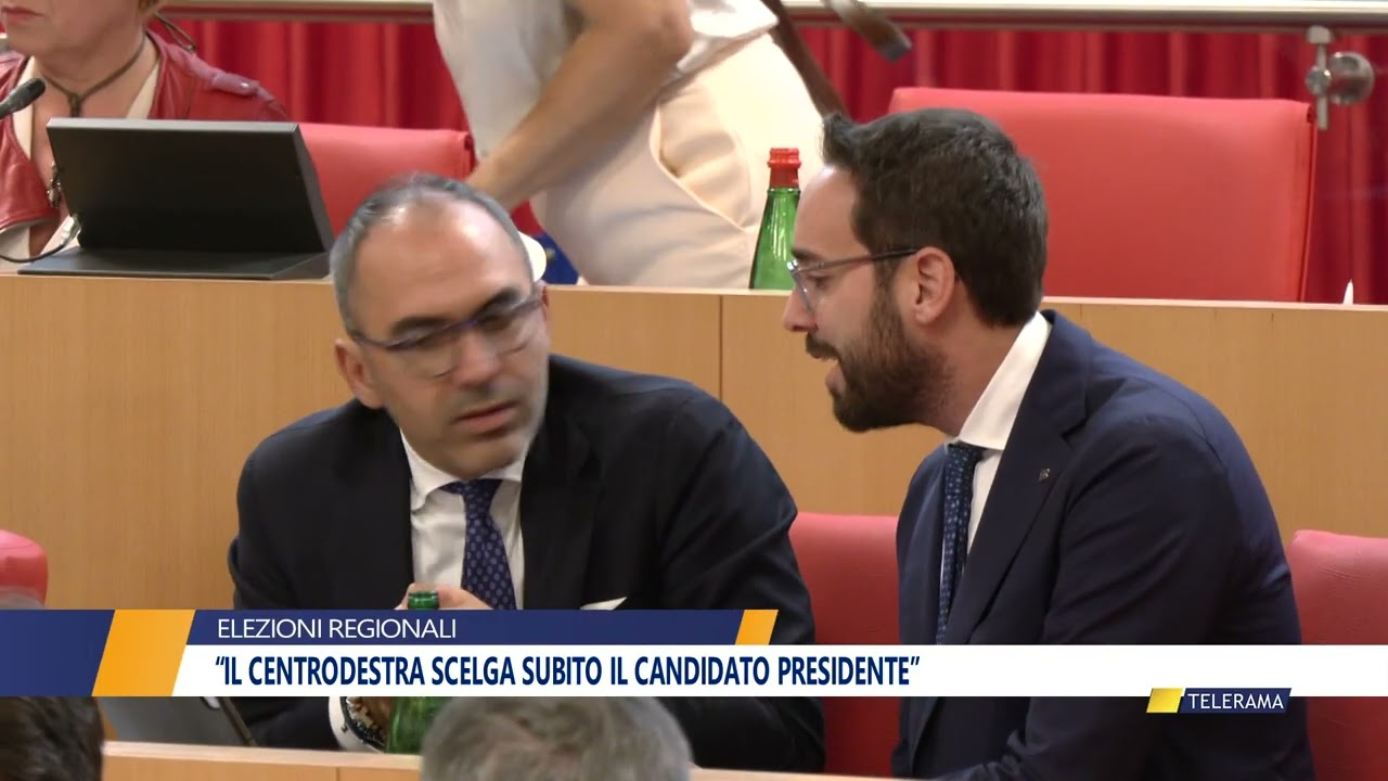 &ldquo;Il Centrodestra scelga subito il candidato presidente&rdquo;