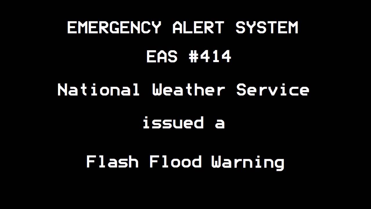Flash Flood Warning & Svr T-Storm Warning - EAS #414 & 415 - 12/21/13 8:14 PM