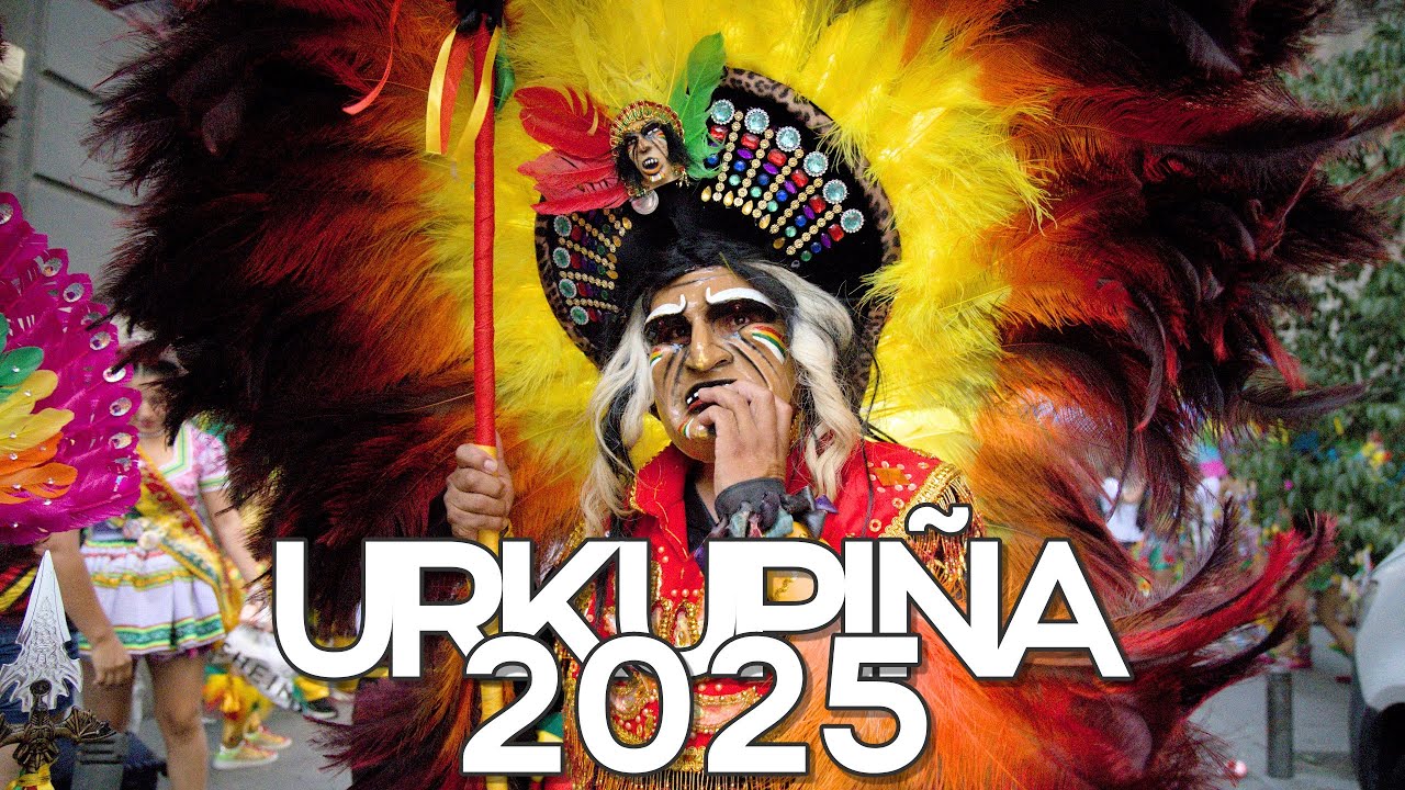 Desfile virgen de Urkupiña, Madrid, 2025