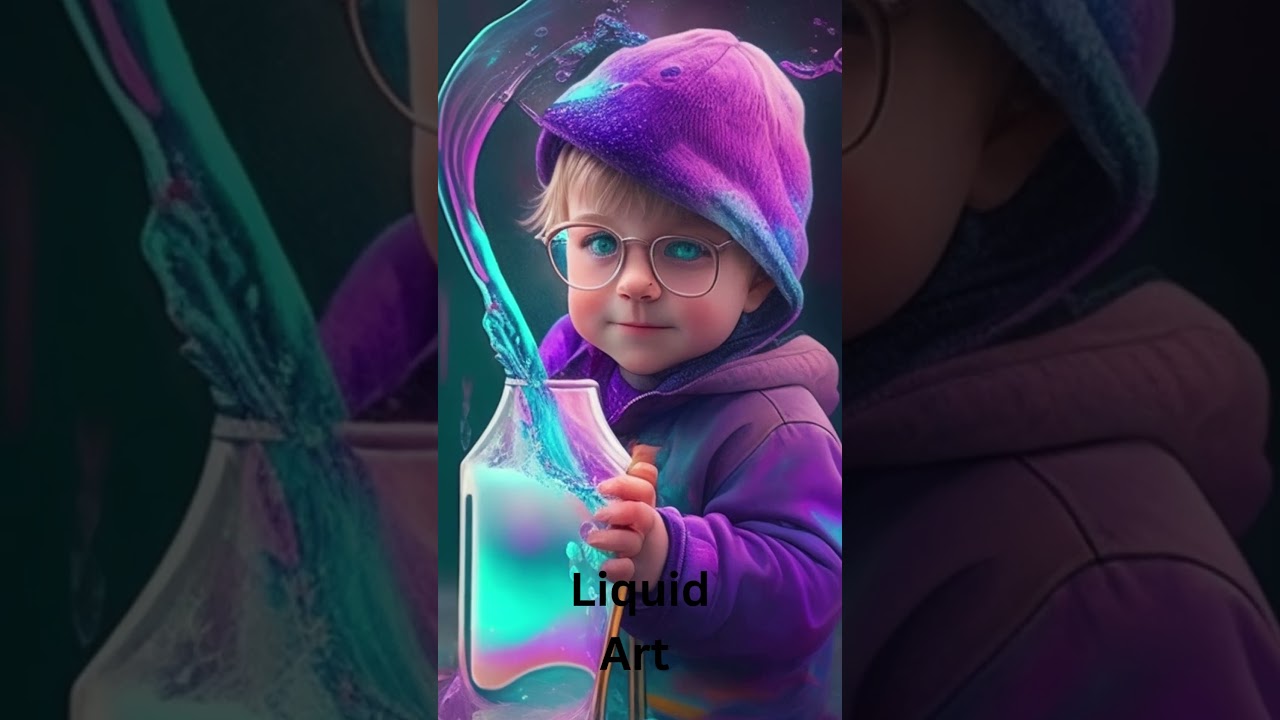 Liquid Canvas: AI-Enhanced Liquid Art Creations | Liquid Art