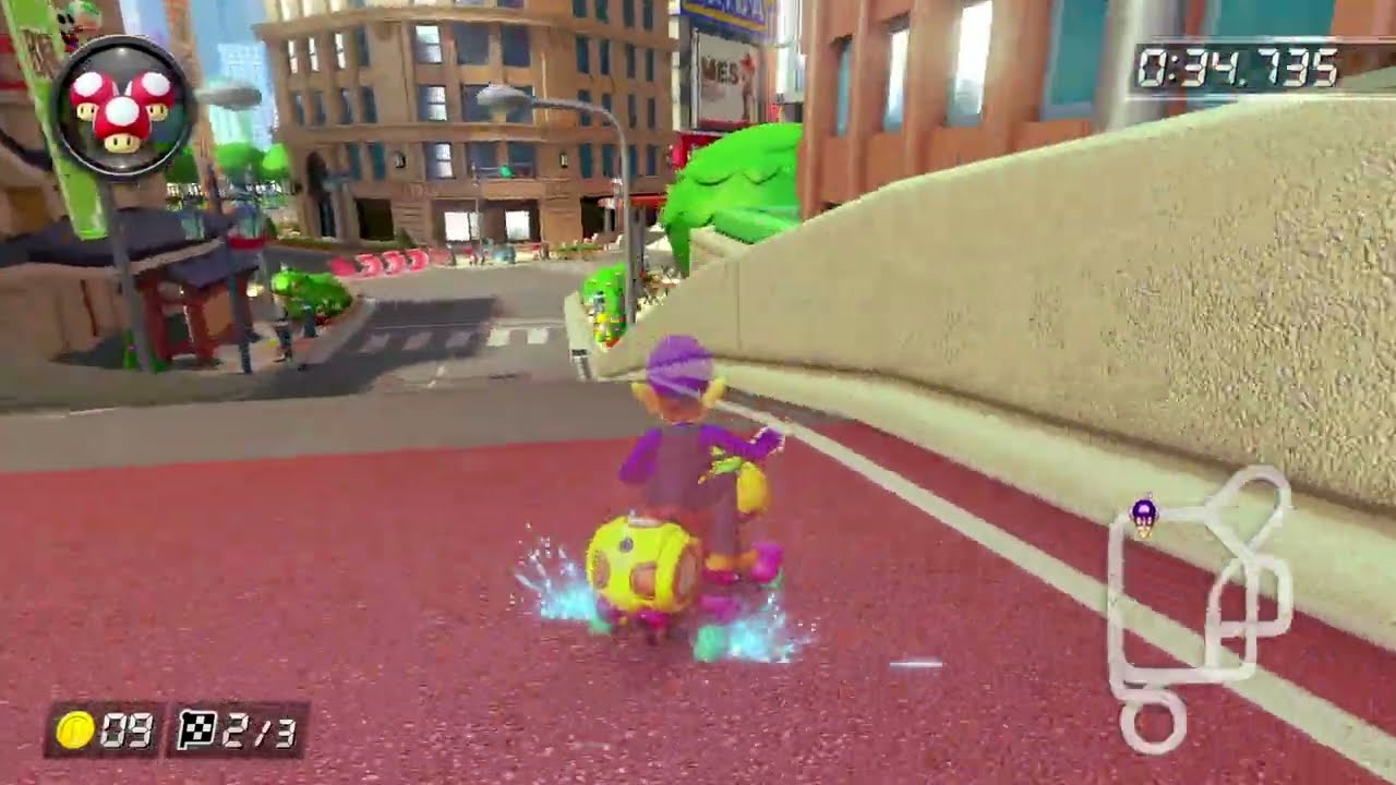 【MK8DX】Tour Tokyo Blur - 1:28.356 (Shroomless)