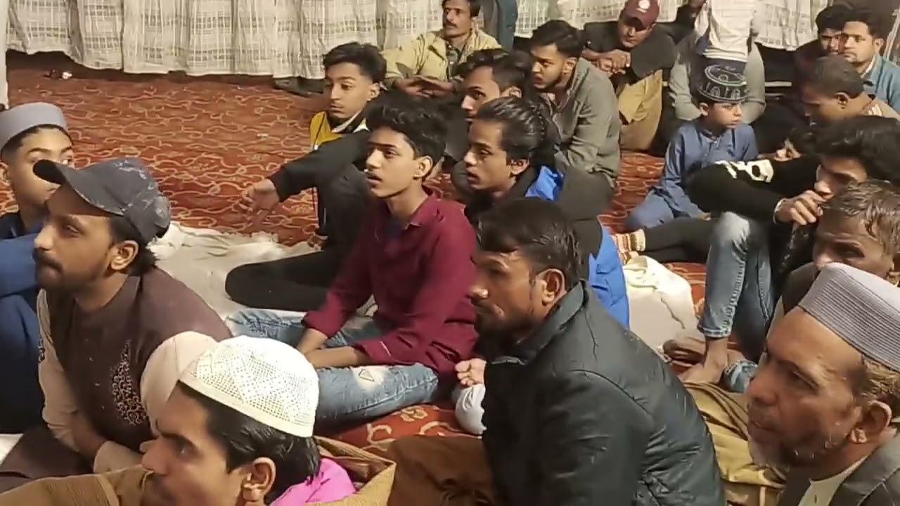 محفل میلاد زیر انتظام ٹیپو برادران مندر والی گلی تحصیل بازار  پھاٹی گیٹ لاہور خطاب علامہ محمد یونس 