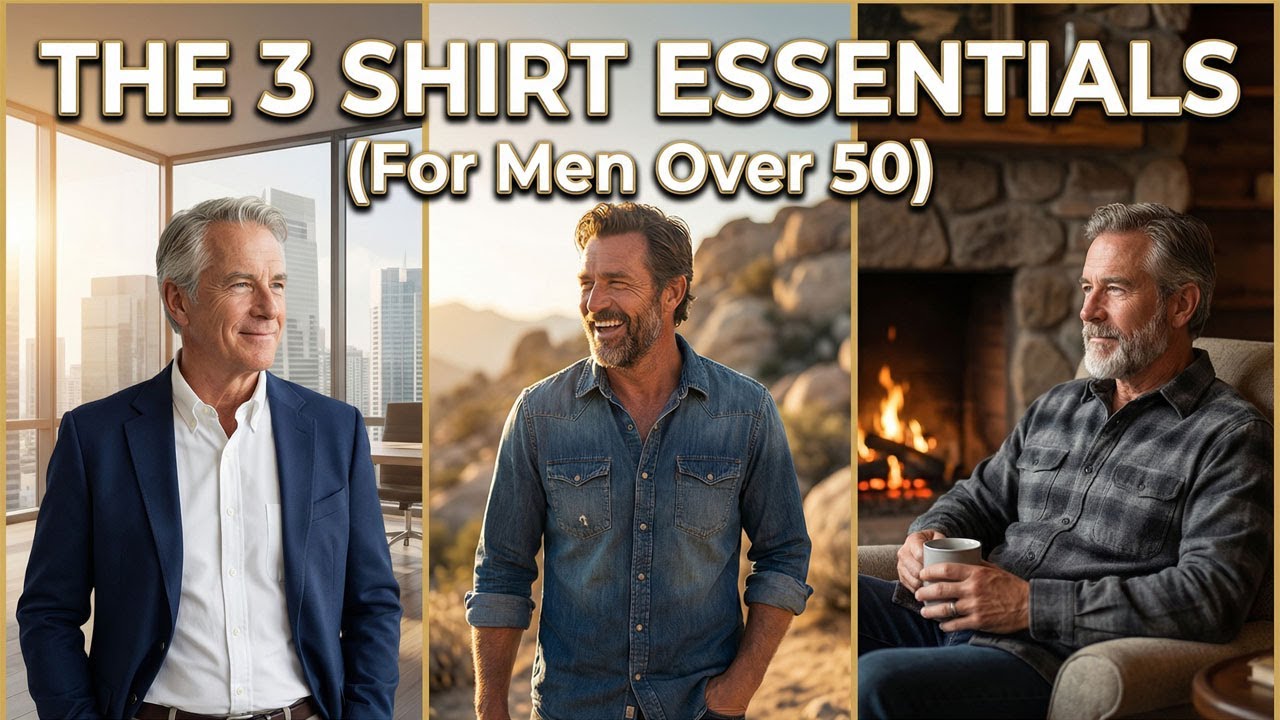 The Only 3 Shirts You Need: An Effortless Wardrobe for Men Over 50 | Old Money Style