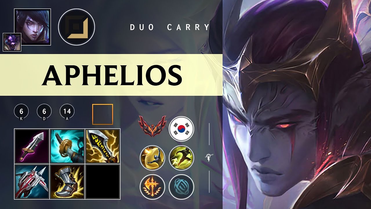 Aphelios ADC vs Singed - KR Grandmaster Patch 26.02