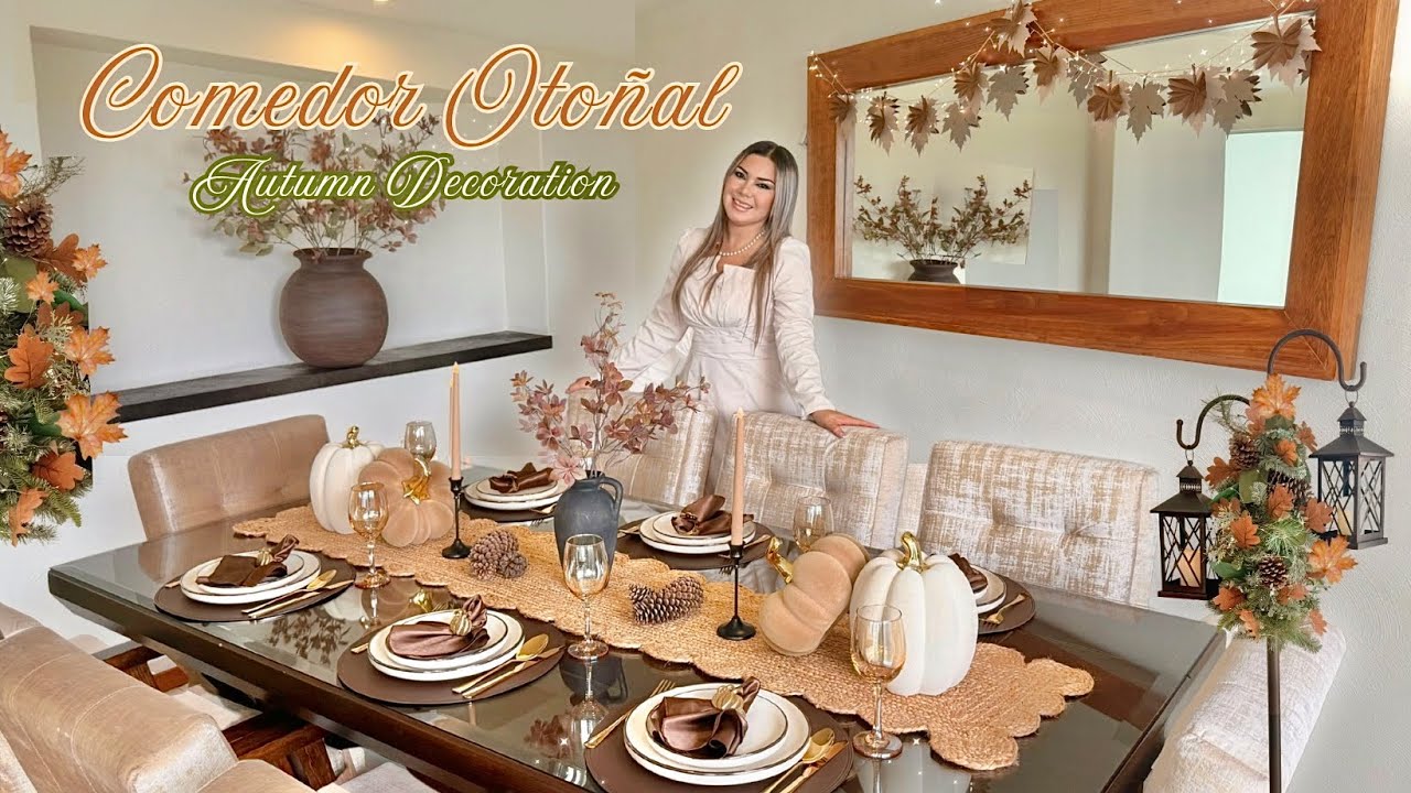 Decoración COMEDOR OTOÑAL🍁Ideas | Autumn decoration & cozy vibes