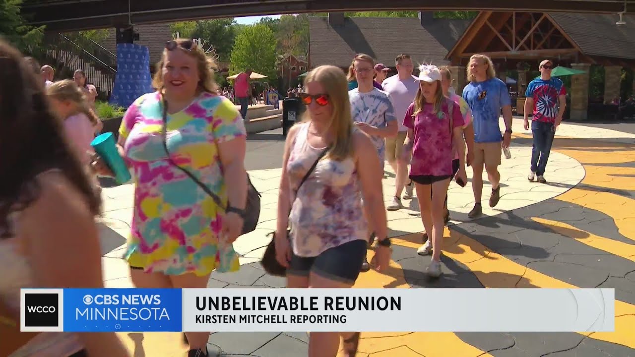 Half-siblings meet each other for the first time