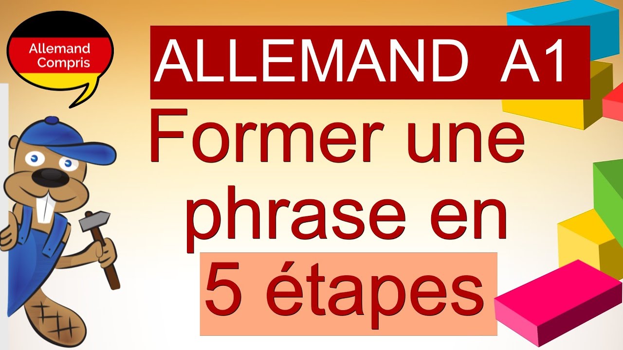 🇩🇪  Allemand pour débutants : Comment faire une phrase ? | Guide ultra simple