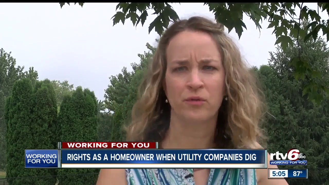 Rights as a homeowner when utility companies dig