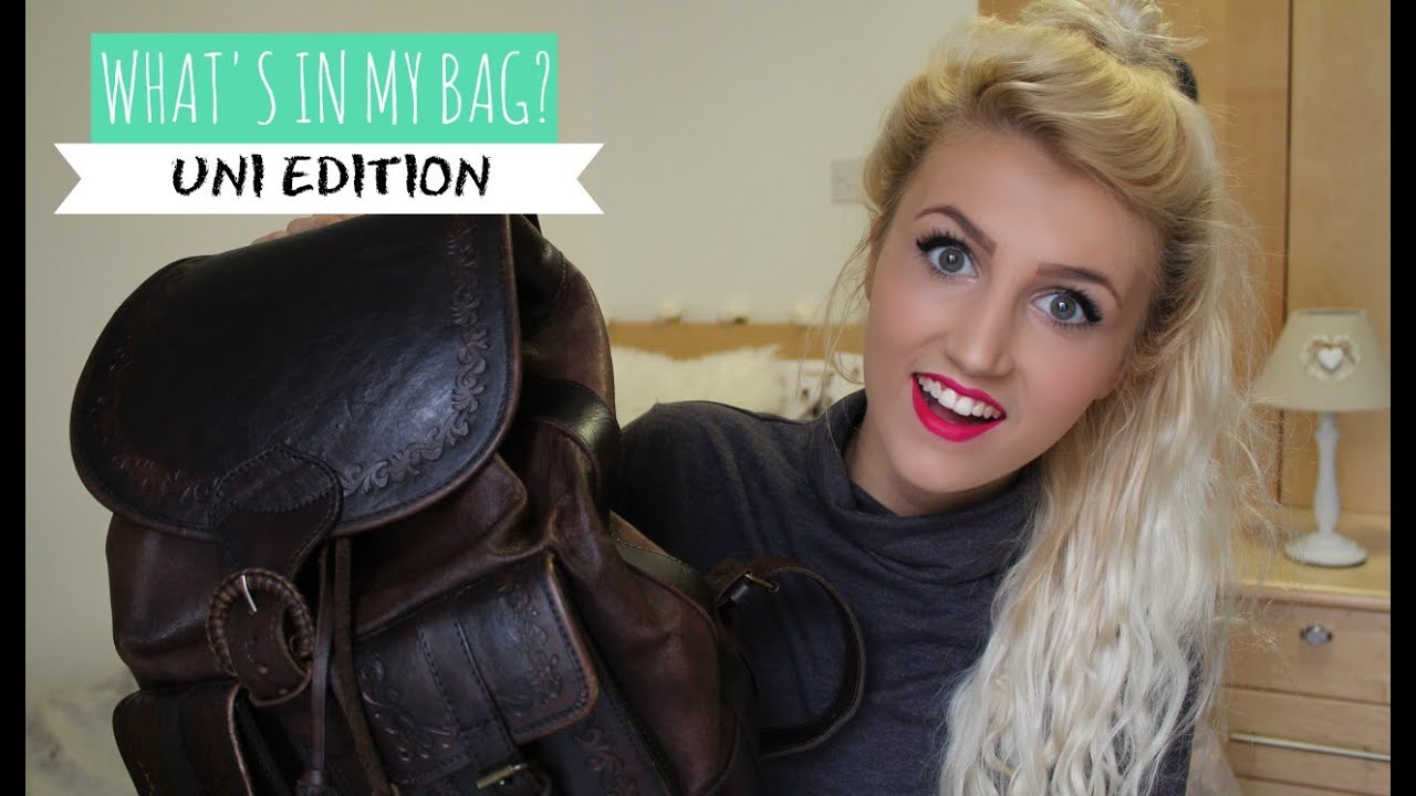 What's In My Bag | Uni Edition