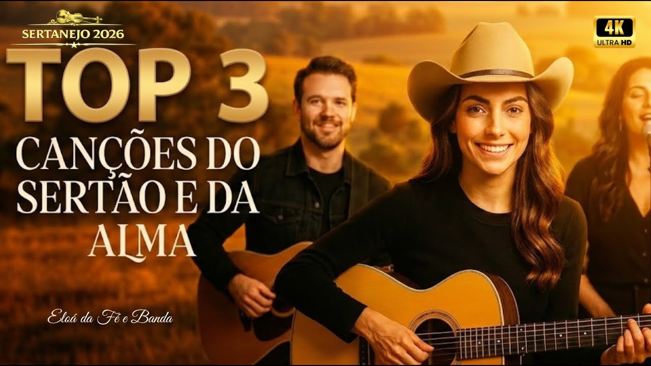 TOP 3 CANÇÕES DO SERTÃO E DA ALMA | SERTANEJO 2026 | #sertanejo 🤠🎶