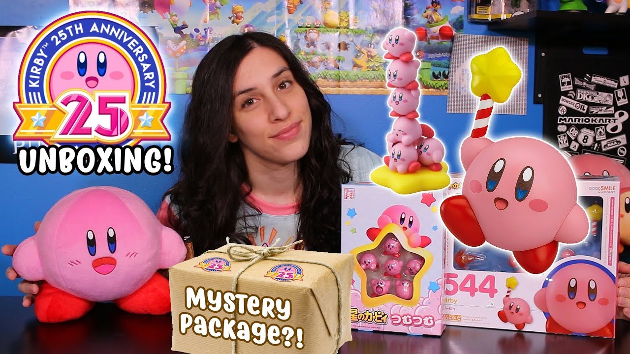 Ultimate Kirby 25th Anniversary Unboxing! Plush, Nendoroid, Tsumu Tsumu! - JustJesss