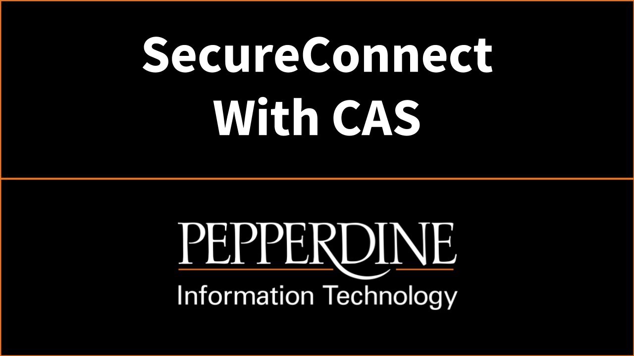 Using SecureConnect with CAS