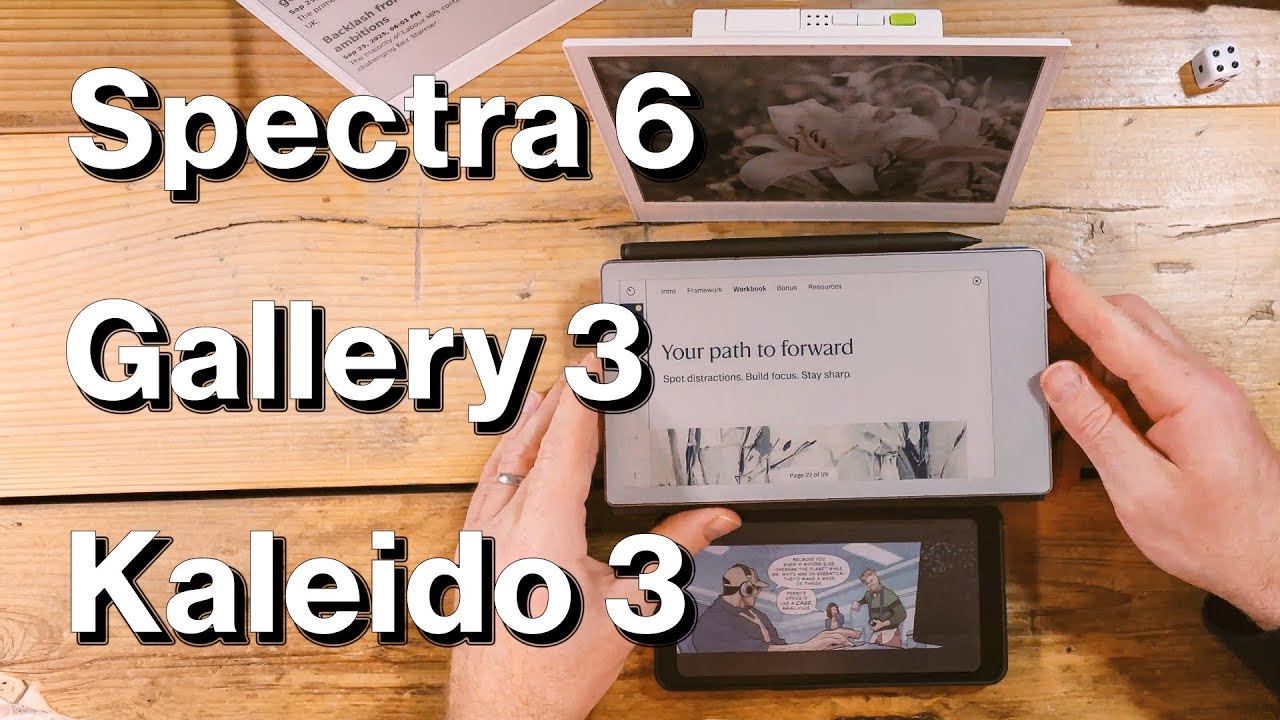 The Three Types of Color E-Ink Compared!