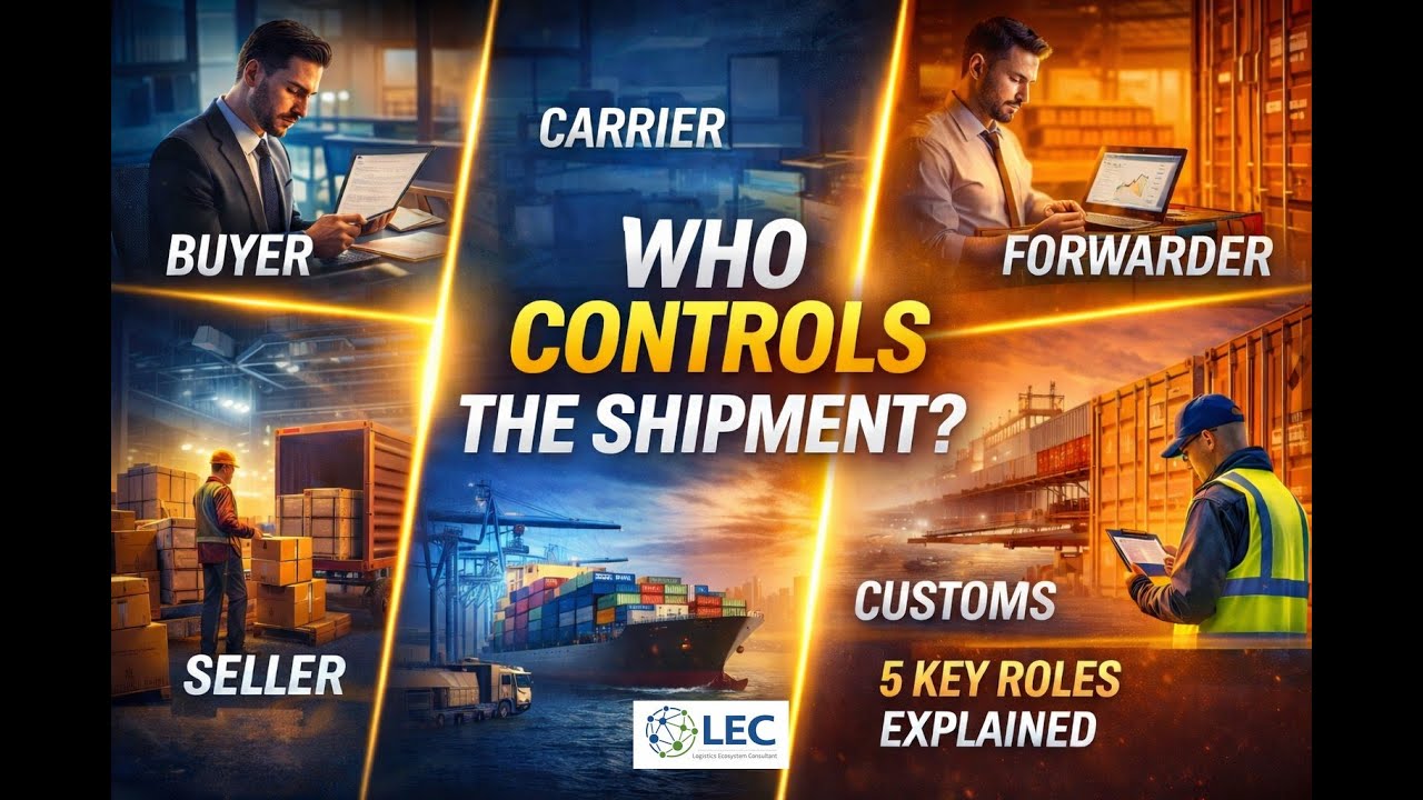 Who Controls the Shipment? | 5 Key Logistics Roles Explained | LEC
