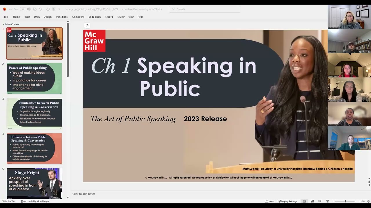 Public Speaking PSCC McGuffin January 27 2026