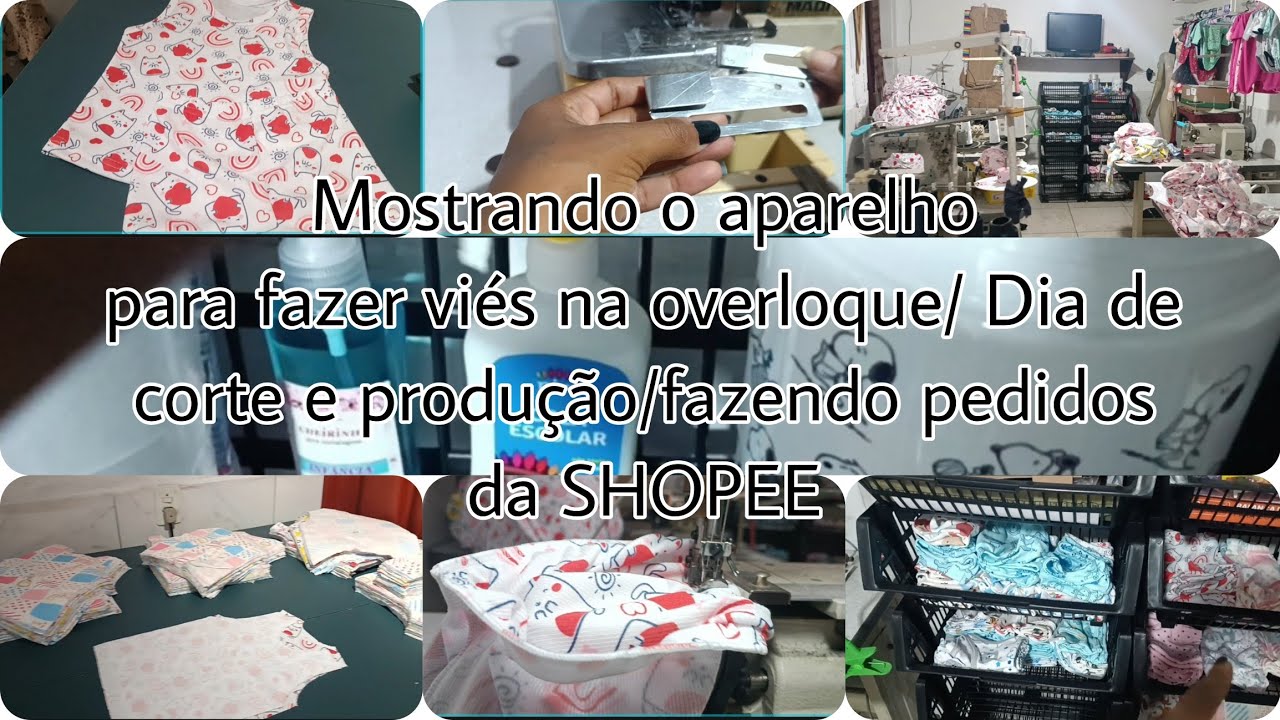 Corte/Produção/Shopee🥰 #empreendedorismo #costura #costuretododia #costureira #costuraparainiciantes