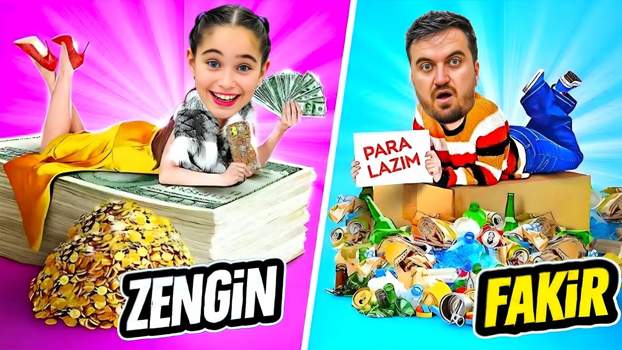 ELİF SİNEM KARTON EV VS ZENGİN ÇADIRDA KAL ‼️
