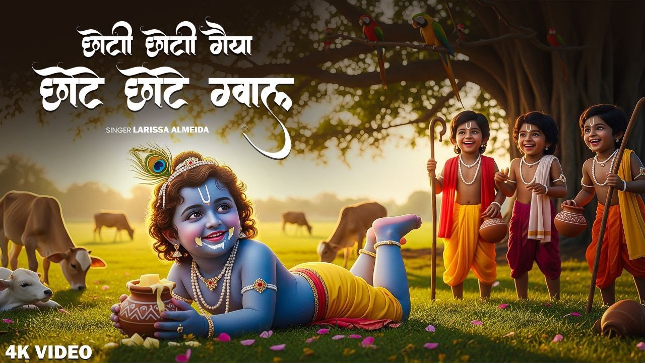 छोटी छोटी गैया छोटे छोटे ग्वाल | Choti Choti Gaiya Chote Chote Gwal | Little Krishna Bhajan