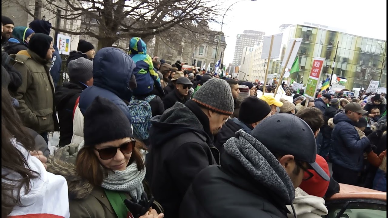 Hirak-Montr&eacute;al-Canada-3 mars 2019- Bouteflika d&eacute;gage!