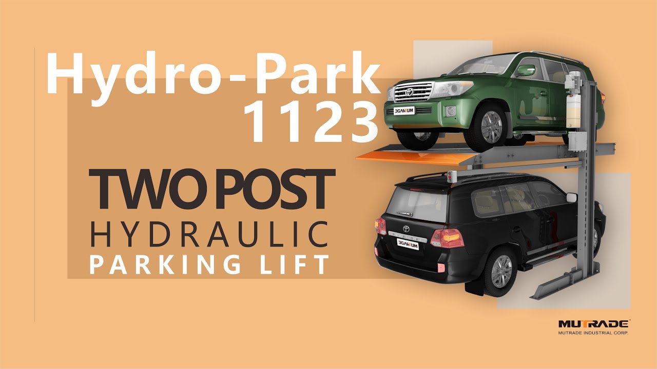 Hydro-Park 1123: Two Post Hydraulic Car Parking Lift
