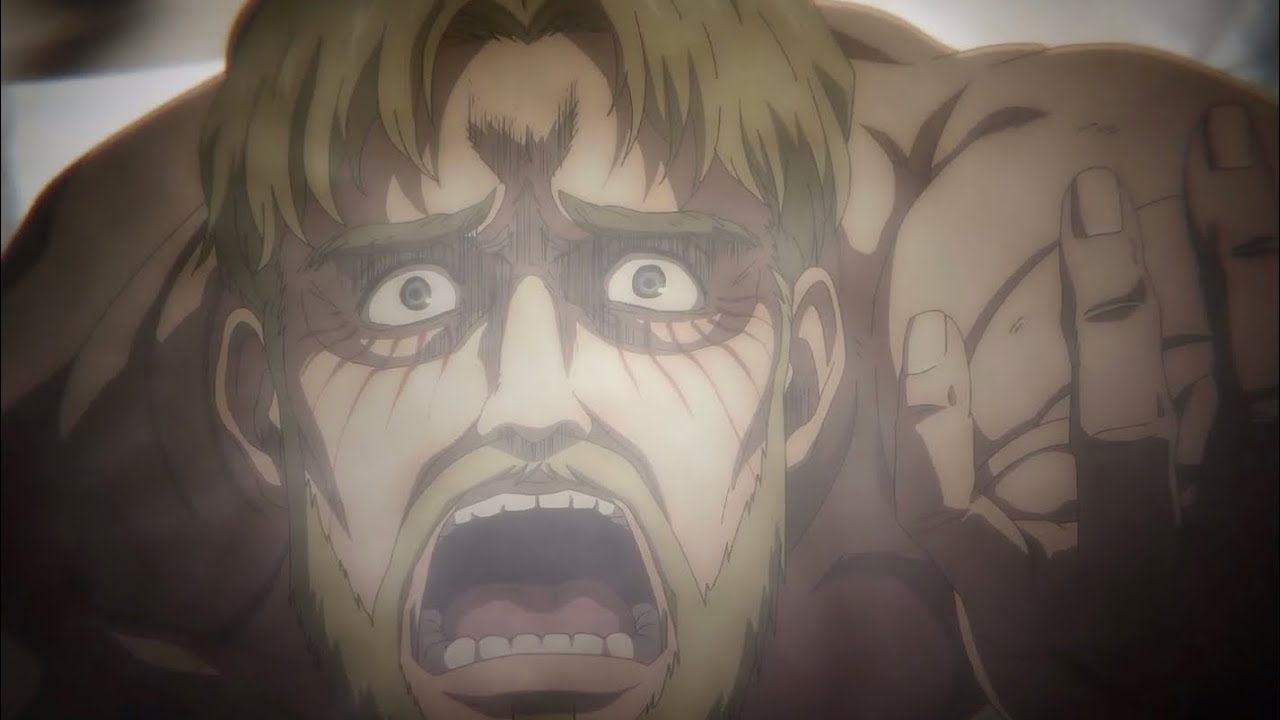 Gabi blows Eren's head off - Shingeki No Kyojin Scene (episode 78) Final season part 2