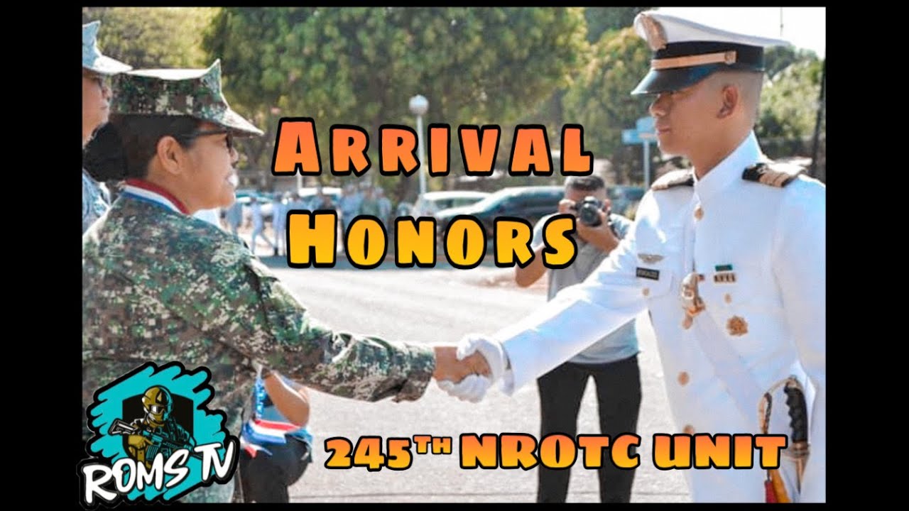 245th NROTCU [ARRIVAL HONORS] || LAGTI 2019