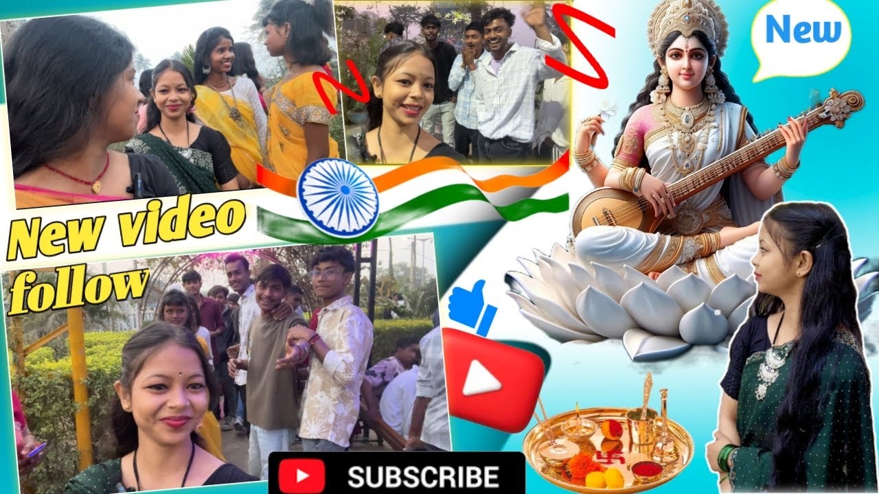 “ আজকে ঠাকুর দেখতে গিয়ে বান্ধবী কি করলো  “😱🫵🏻🤫