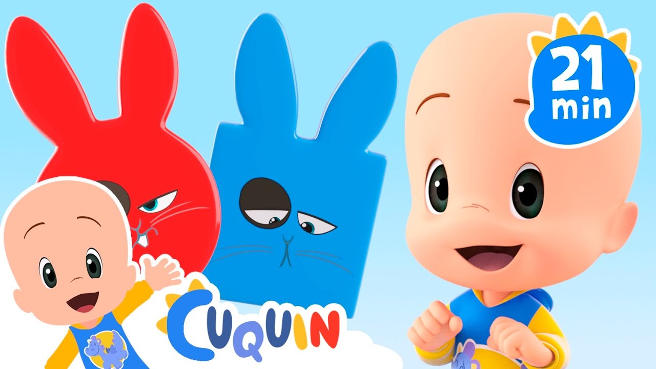 Cubos, conejos y formas - Descubre y aprende con tus dibujos animados favoritos
